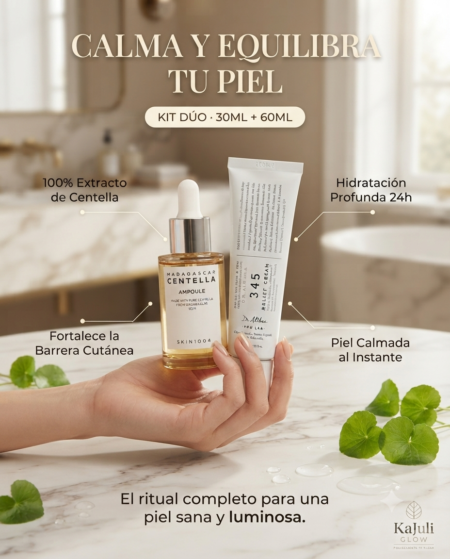 KIT 2 — SERUM CENTELLA AMP + CREMA 345 60ML